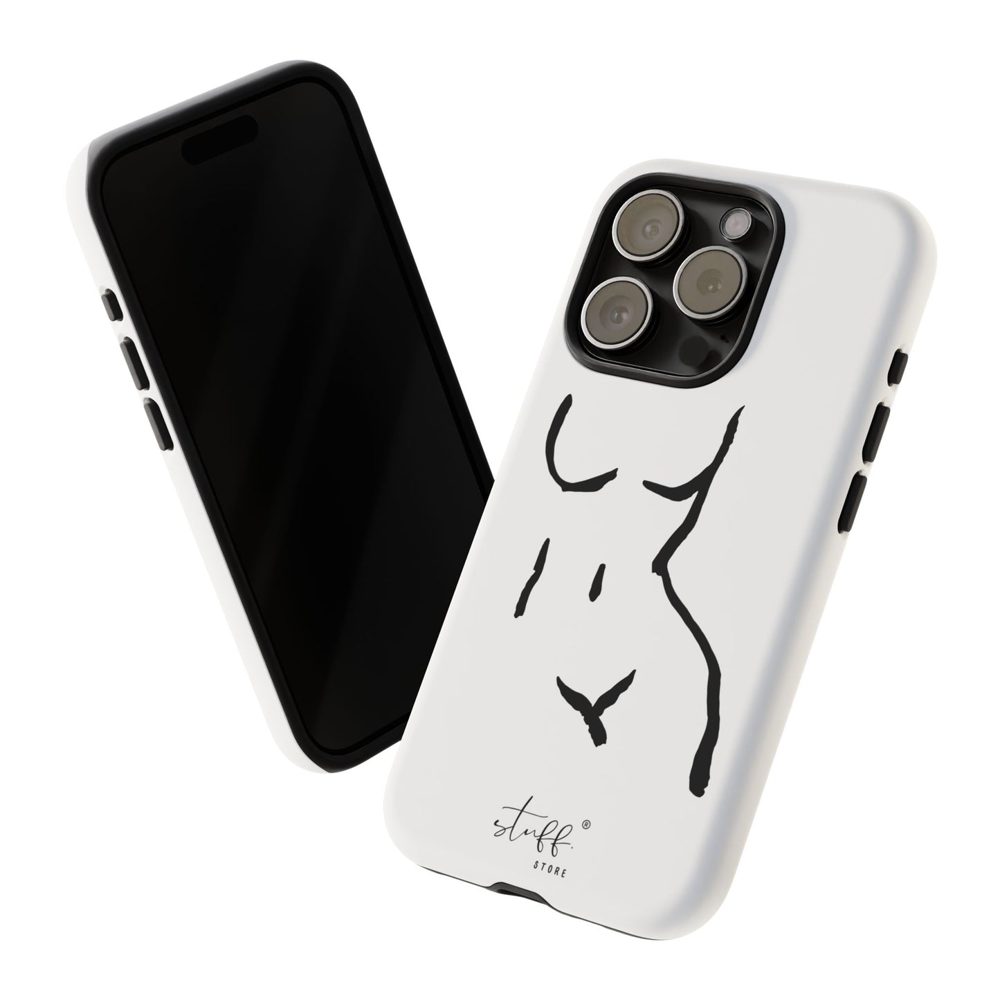 The Curve Case | Resistant double protection shell with Minimalist Design by Women