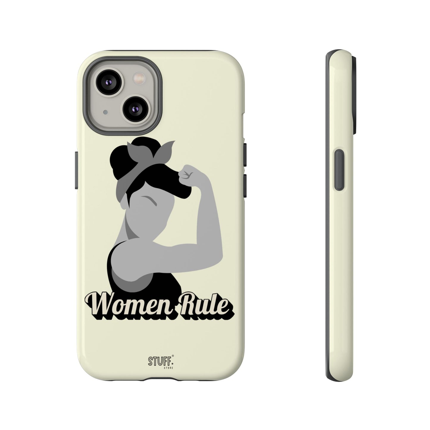 Women Rule Case | Coque résistante double protection avec Design Féministe inspirant