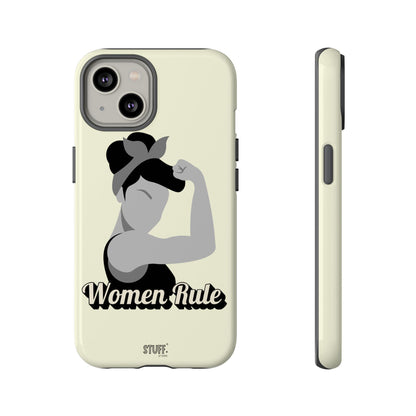 Women Rule Case | Coque résistante double protection avec Design Féministe inspirant