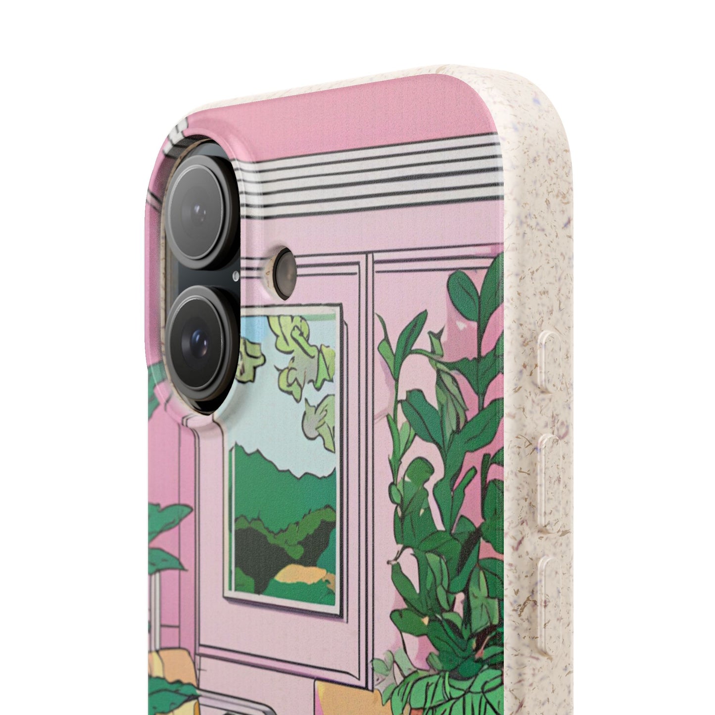 Plant Pop Case | Coque biodégradable en bambou et bioplastique avec design coloré | Parfait pour les amoureux des plantes - Avec emballage cadeau