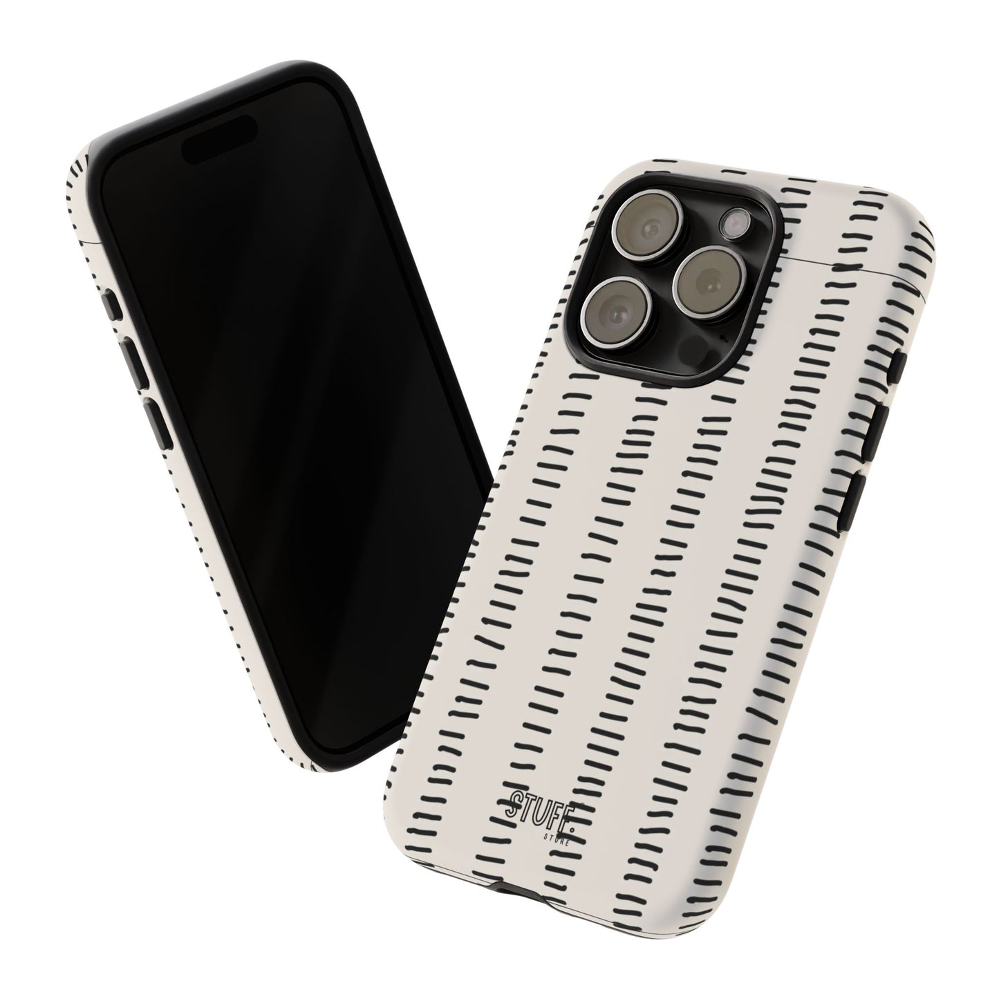 Striped Case | Coque résistante double protection antichoc - Design Minimaliste