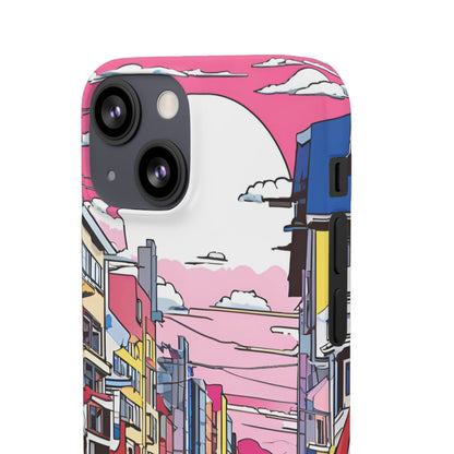 Pop Art Sunset | Coque snap légère et résistante inspiration Lichtenstein