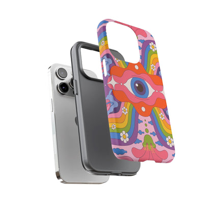 Psych Case | Coque résistante double protection avec Design Psychédélique coloré