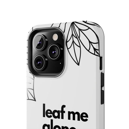 Leaf Me Case | Coque résistante double protection avec design minimaliste