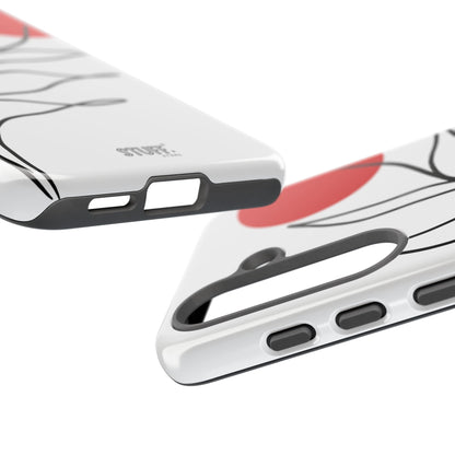 Red Sun Case | Coque résistante double protection avec Design Minimaliste
