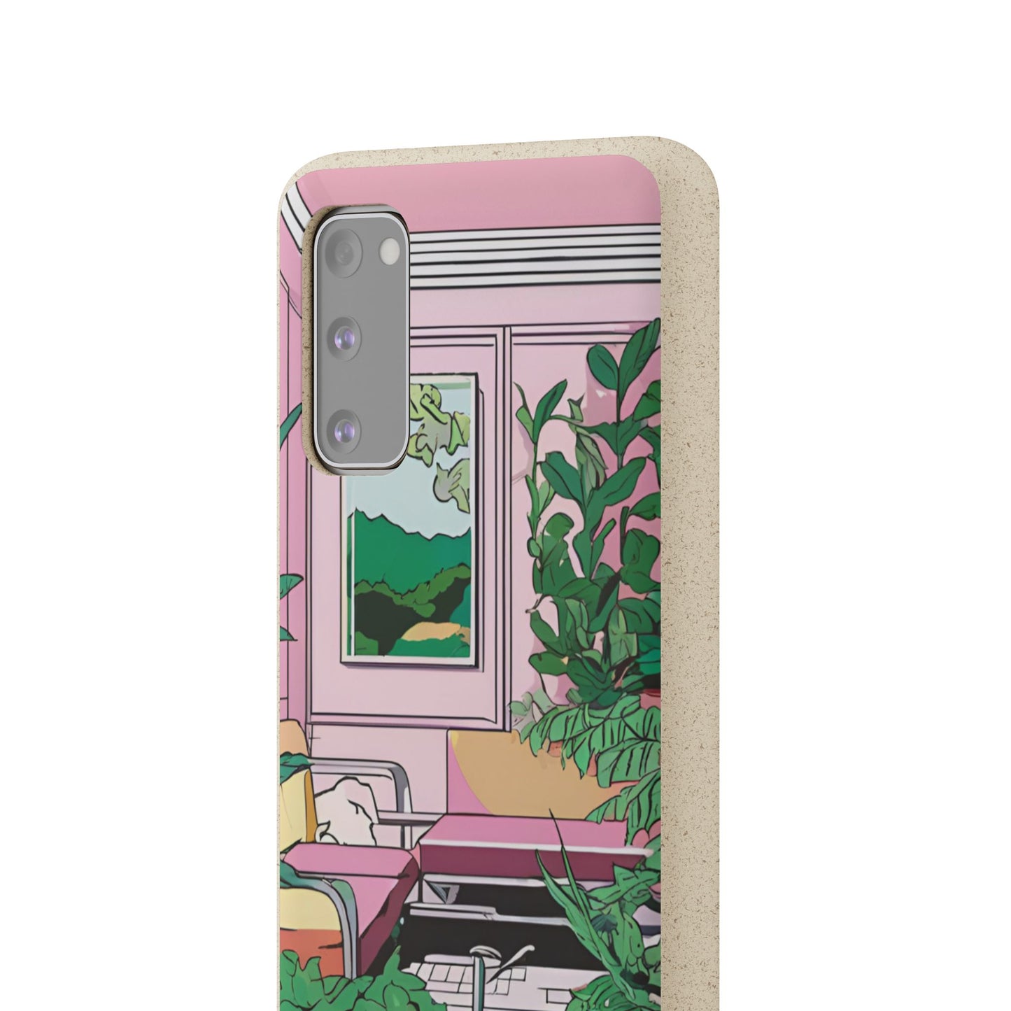 Plant Pop Case | Coque biodégradable en bambou et bioplastique avec design coloré | Parfait pour les amoureux des plantes - Avec emballage cadeau