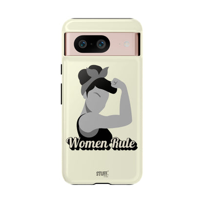 Women Rule Case | Coque résistante double protection avec Design Féministe inspirant