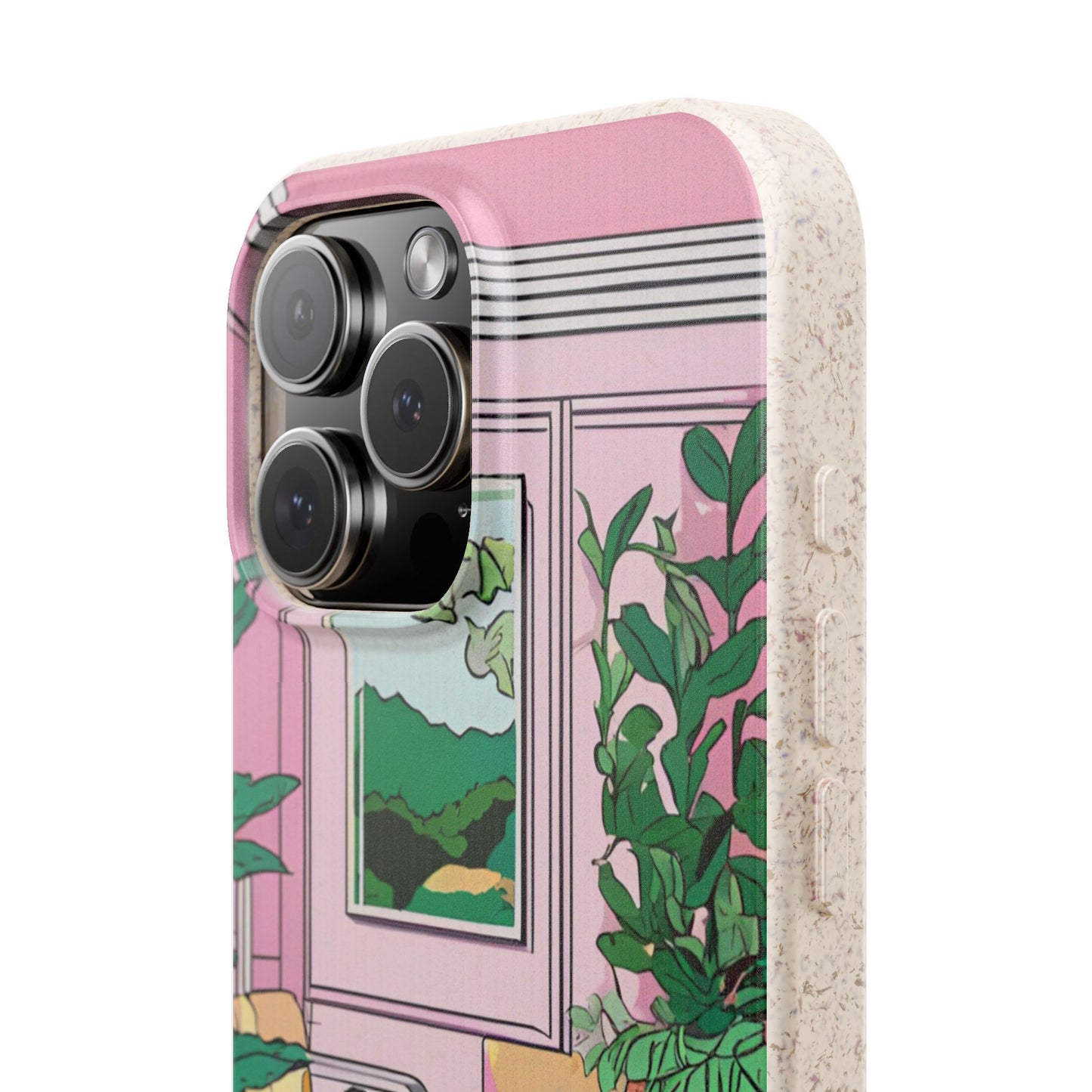 Plant Pop Case | Coque biodégradable en bambou et bioplastique avec design coloré | Parfait pour les amoureux des plantes - Avec emballage cadeau