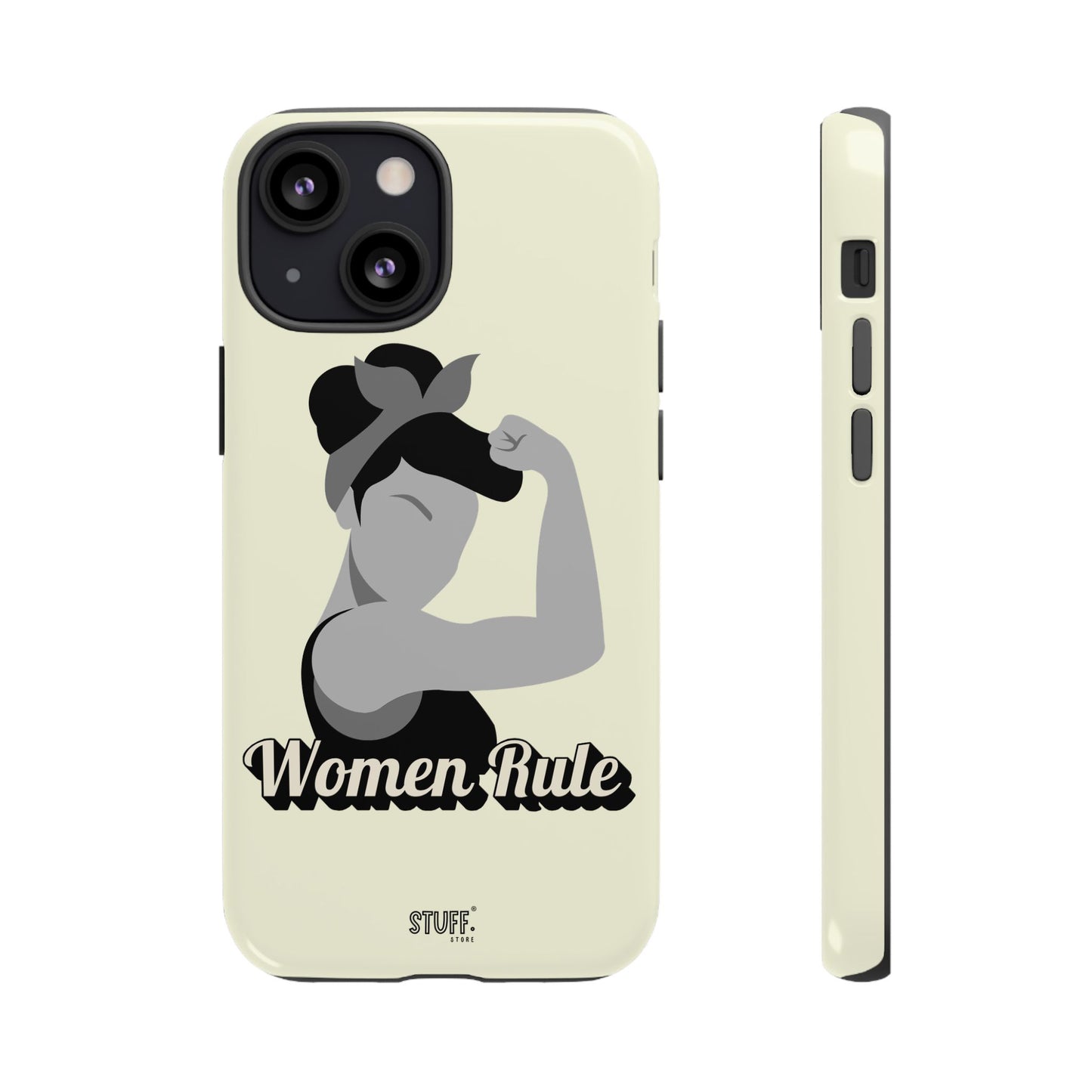 Women Rule Case | Coque résistante double protection avec Design Féministe inspirant