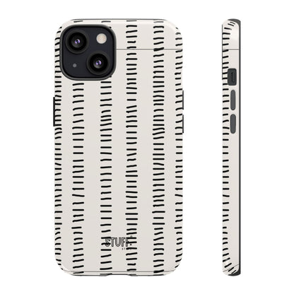 Striped Case | Coque résistante double protection antichoc - Design Minimaliste
