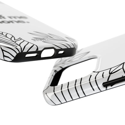 Leaf Me Case | Coque résistante double protection avec design minimaliste