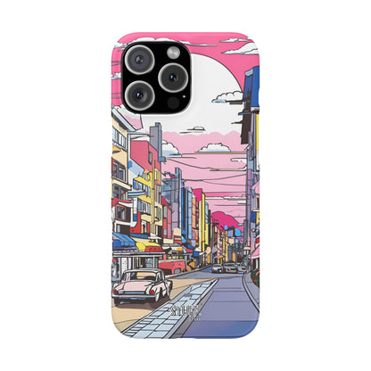 Pop Art Sunset | Coque snap légère et résistante inspiration Lichtenstein