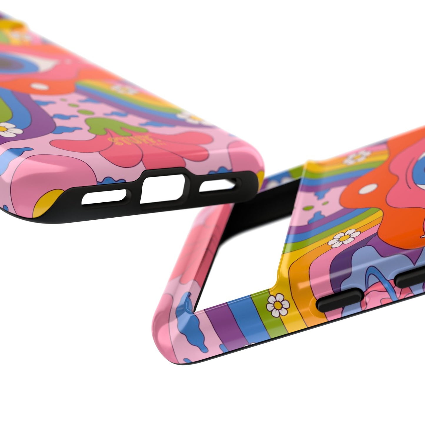 Psych Case | Coque résistante double protection avec Design Psychédélique coloré