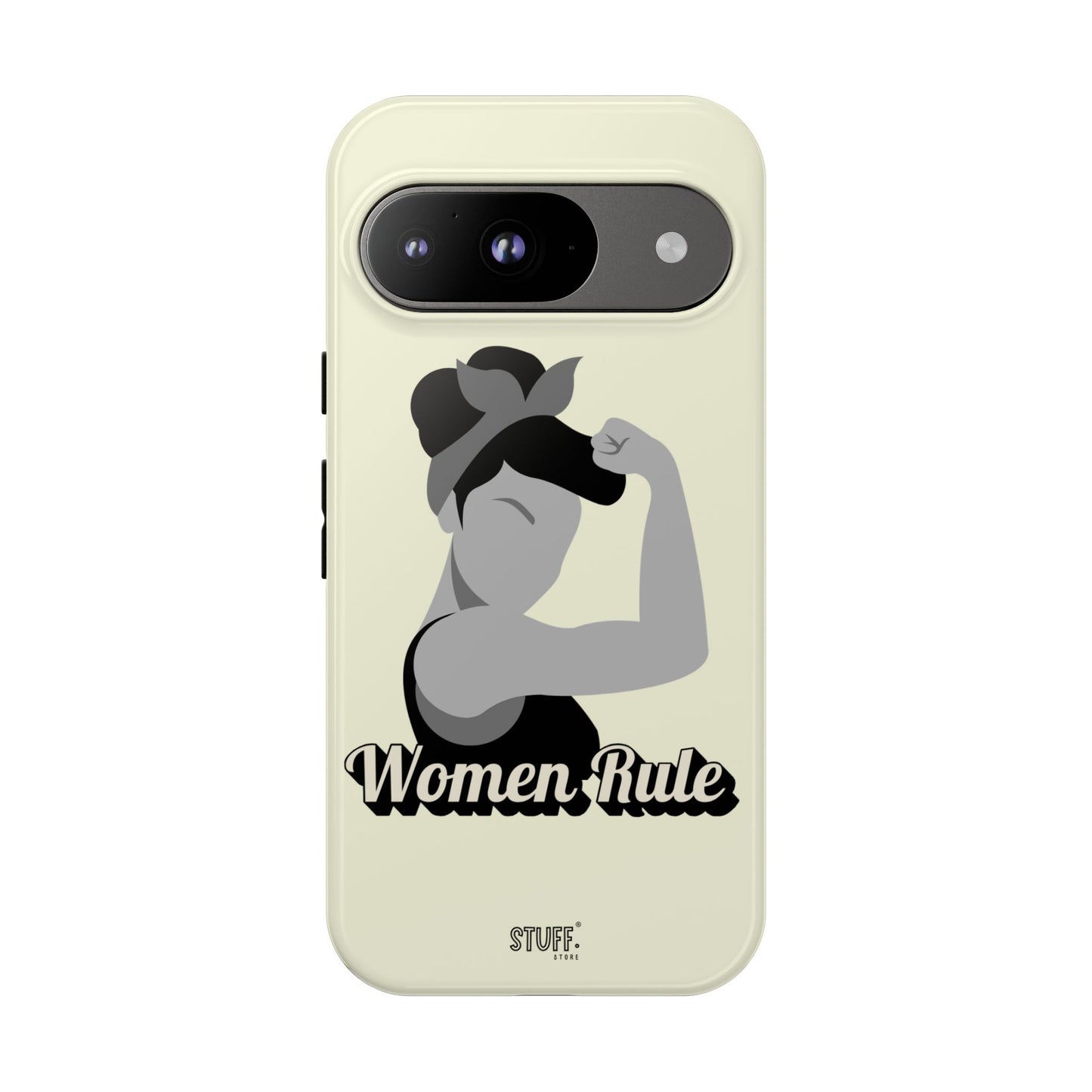 Women Rule Case | Coque résistante double protection avec Design Féministe inspirant