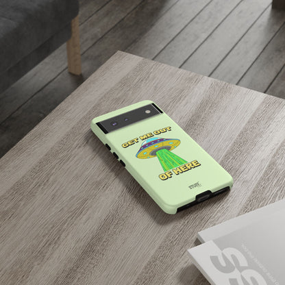 Get Me Out of Here | Coque résistante anti-choc — Vert Menthe