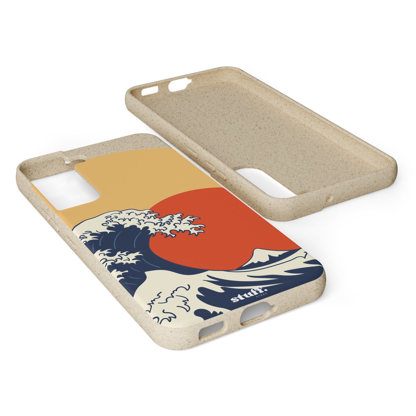 La Grande Vague | biodegradable shell in bamboo and bioplastic - inspired by Japanese art