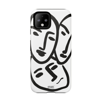 Les Trois Visages | Coque résistante double protection — inspiration Matisse