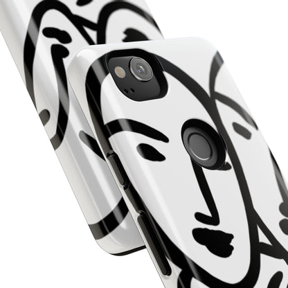 Les Trois Visages | Coque résistante double protection — inspiration Matisse