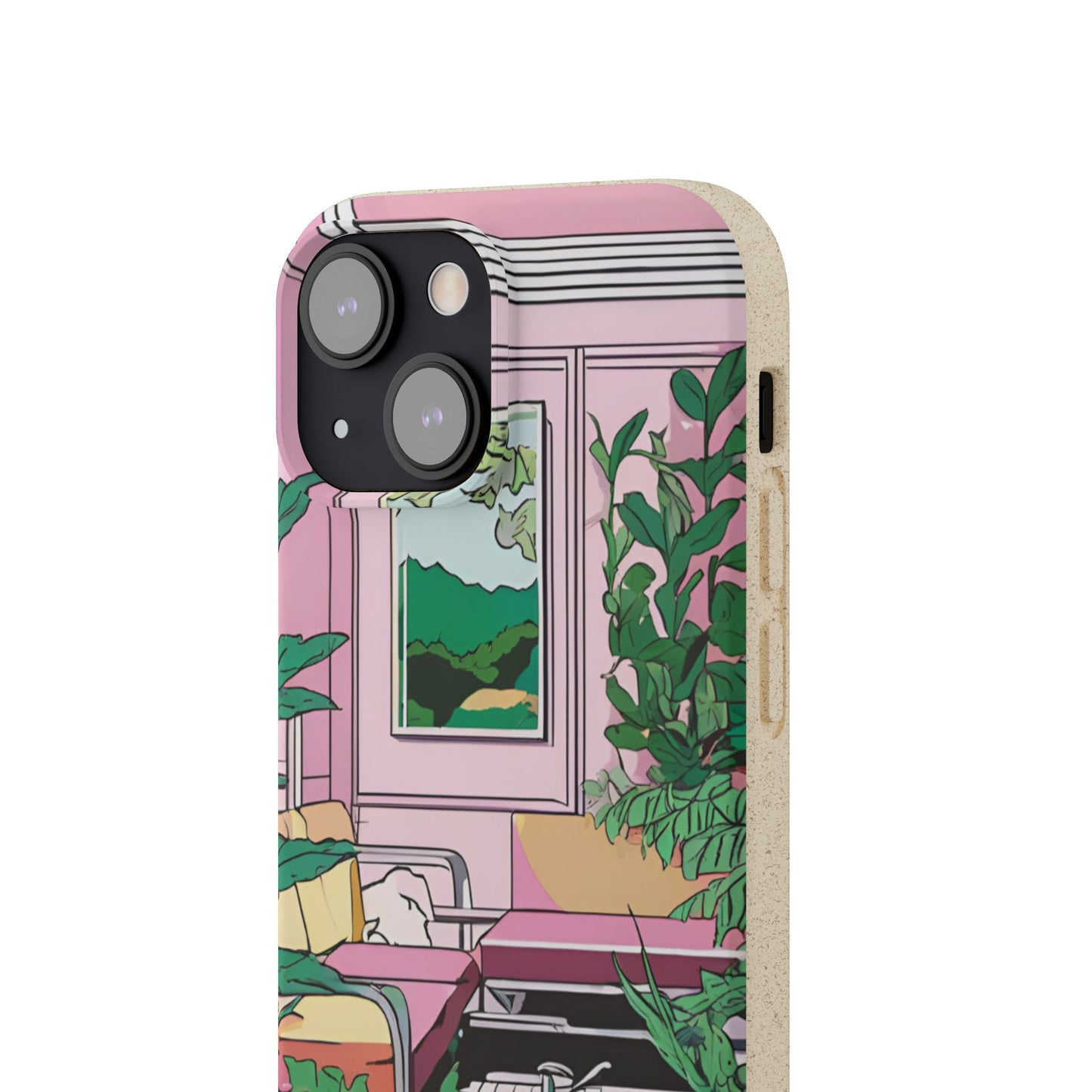 Plant Pop Case | Coque biodégradable en bambou et bioplastique avec design coloré | Parfait pour les amoureux des plantes - Avec emballage cadeau