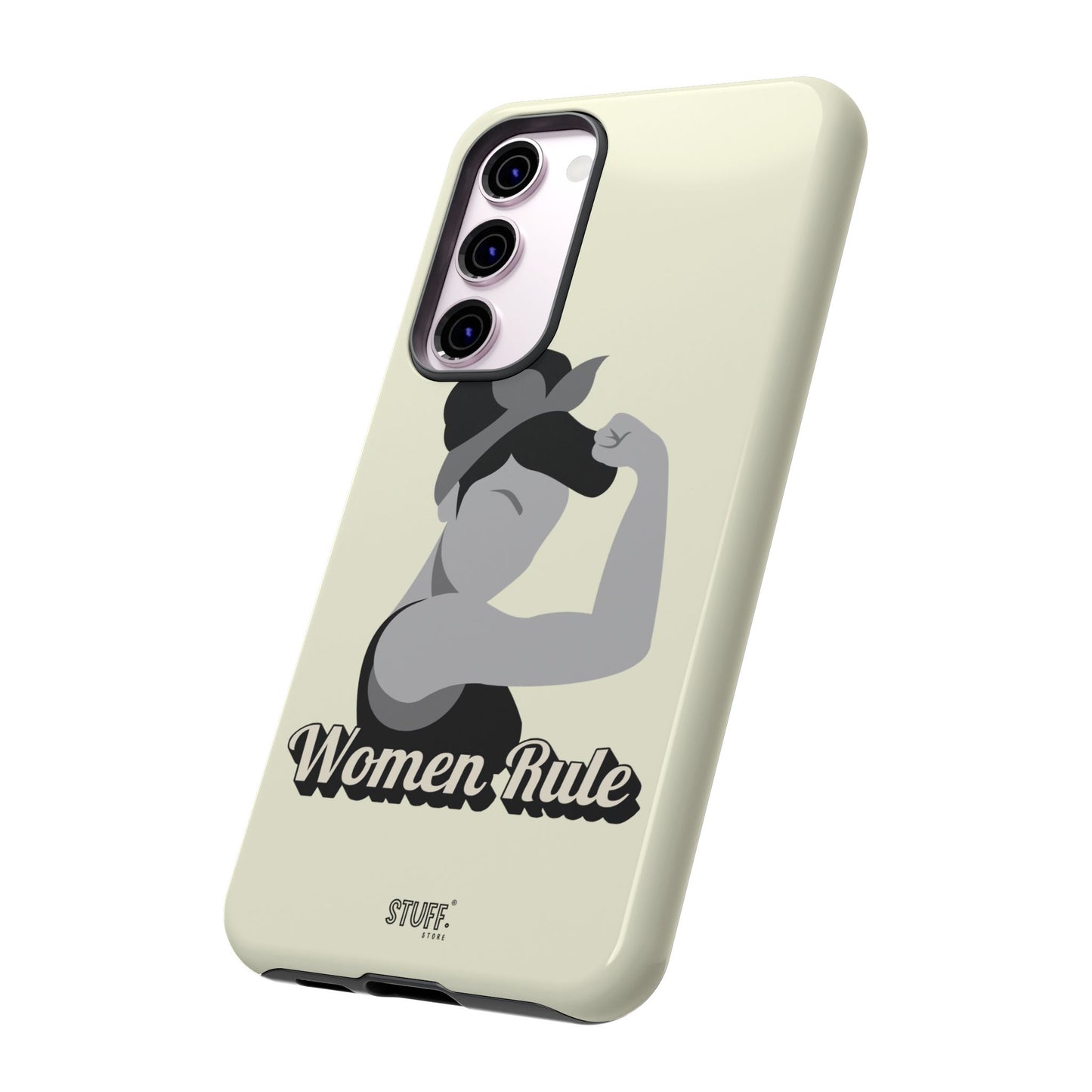 Women Rule Case | Coque résistante double protection avec Design Féministe inspirant