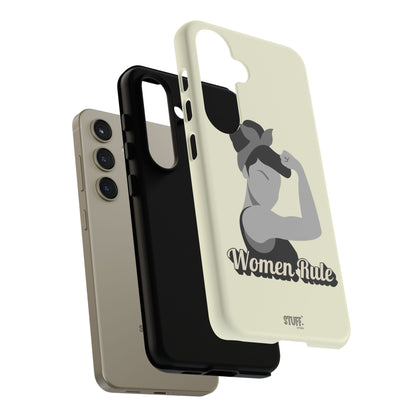 Women Rule Case | Coque résistante double protection avec Design Féministe inspirant