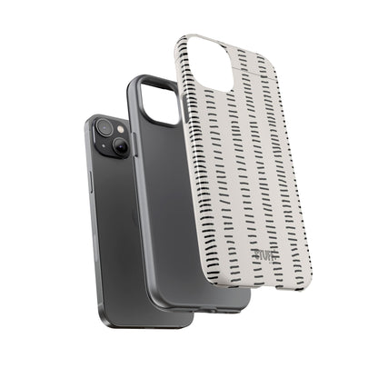 Striped Case | Coque résistante double protection antichoc - Design Minimaliste