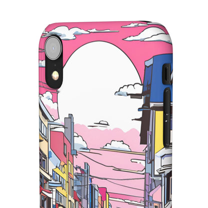 Pop Art Sunset | Coque snap légère et résistante inspiration Lichtenstein
