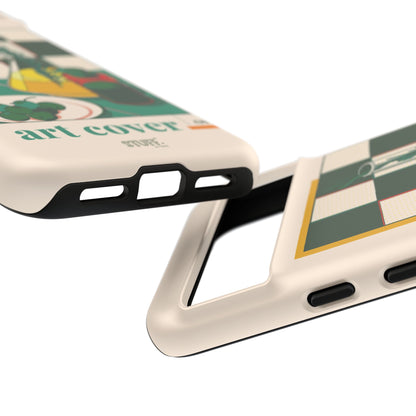 Olio d'Amore Case | Coque résistante double protection avec Design artistique Rétro