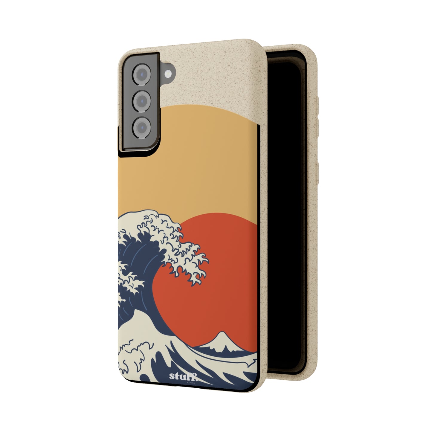 La Grande Vague | biodegradable shell in bamboo and bioplastic - inspired by Japanese art