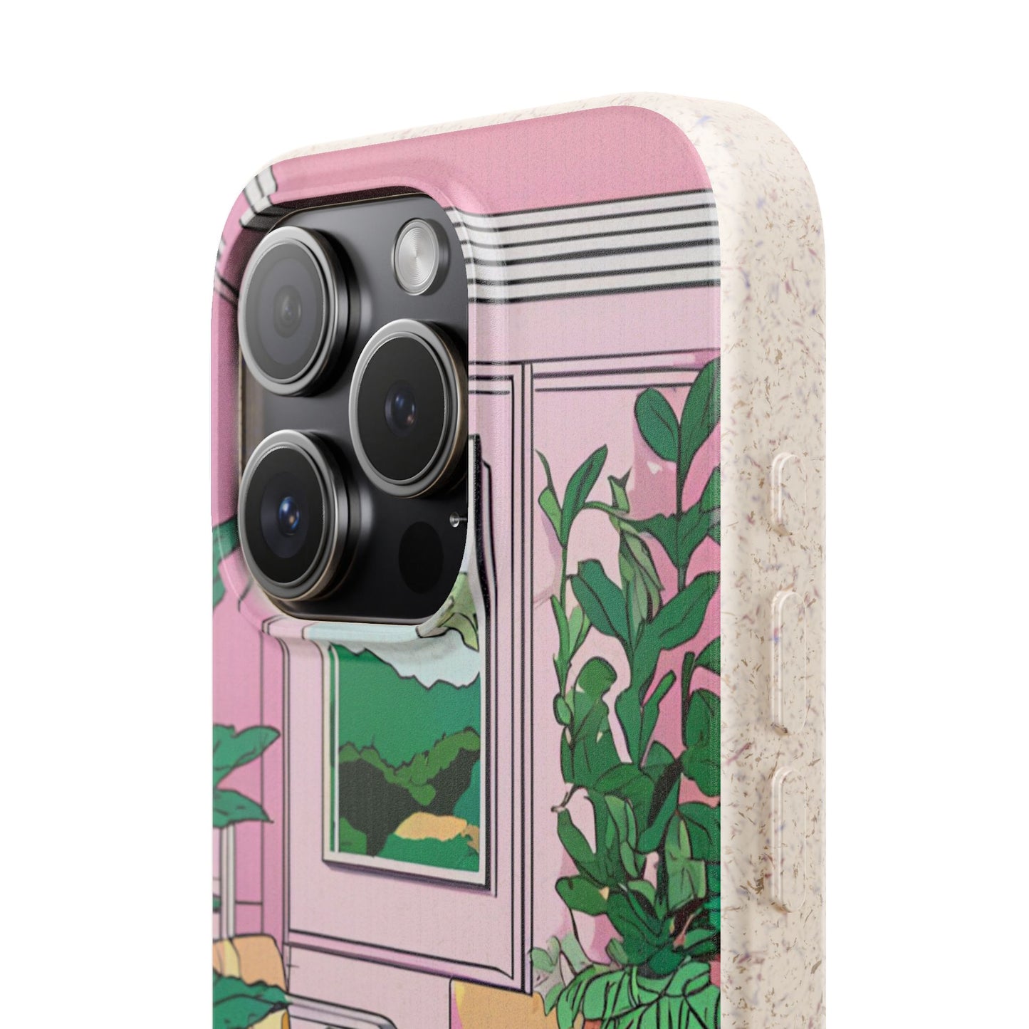 Plant Pop Case | Coque biodégradable en bambou et bioplastique avec design coloré | Parfait pour les amoureux des plantes - Avec emballage cadeau