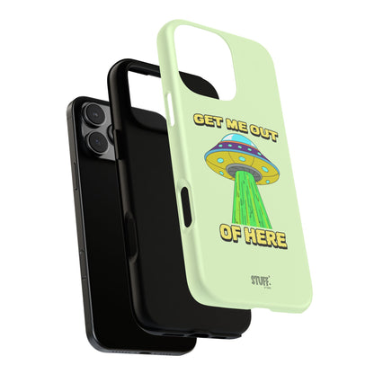 Get Me Out of Here | Coque résistante anti-choc — Vert Menthe