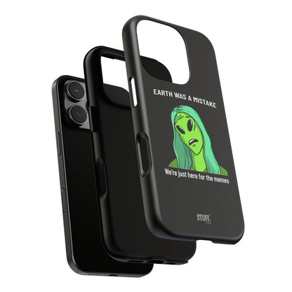 Meme Liking Alien Case | Coque résistante double protection pour les amateurs de Pop Culture