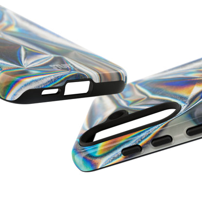 Metallic Case | Coque résistante double protection anti-choc - Effet Métallique