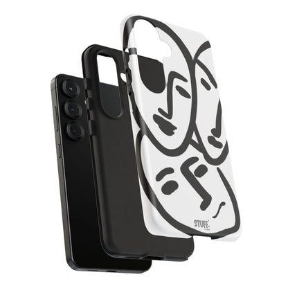 Les Trois Visages | Coque résistante double protection — inspiration Matisse