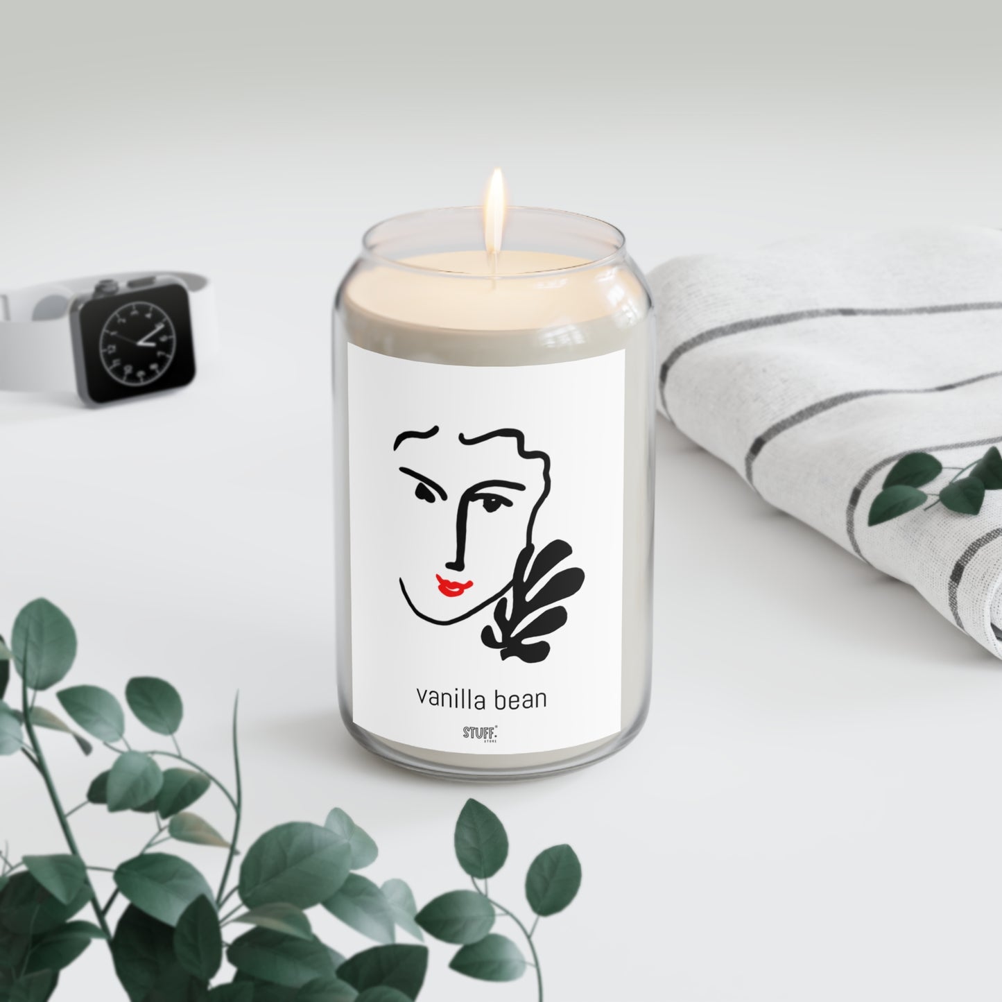 Nadia Candle | Natural soy wax candle - Scented - 70-80h
