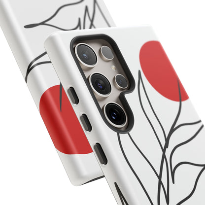 Red Sun Case | Coque résistante double protection avec Design Minimaliste