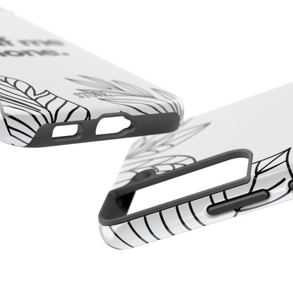 Leaf Me Case | Coque résistante double protection avec design minimaliste
