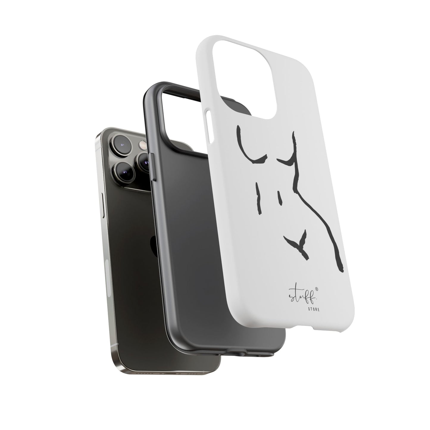 The Curve Case | Resistant double protection shell with Minimalist Design by Women