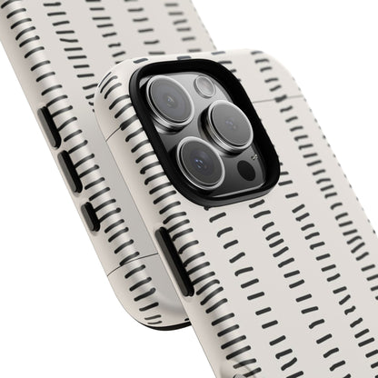 Striped Case | Coque résistante double protection antichoc - Design Minimaliste