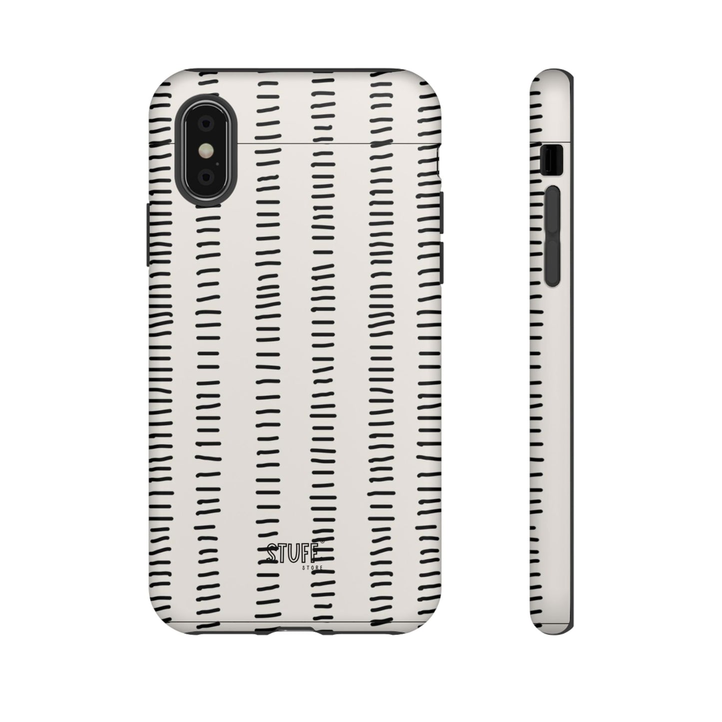 Striped Case | Coque résistante double protection antichoc - Design Minimaliste