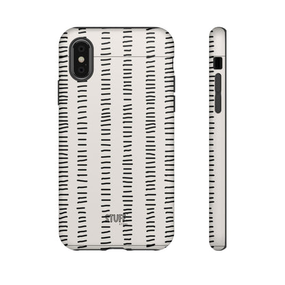 Striped Case | Coque résistante double protection antichoc - Design Minimaliste