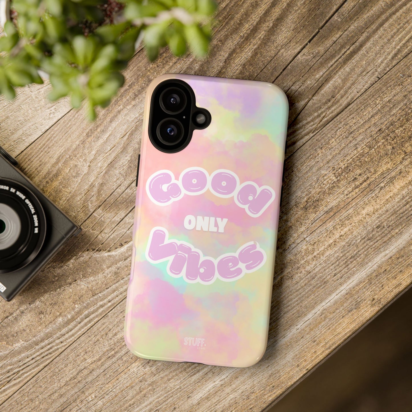 Good Vibes Only Case | Coque résistante double protection avec Design Aesthetic