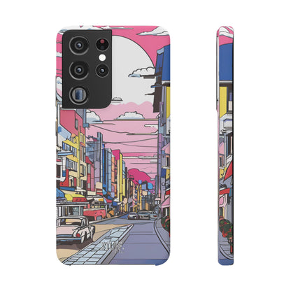 Pop Art Sunset | Coque snap légère et résistante inspiration Lichtenstein