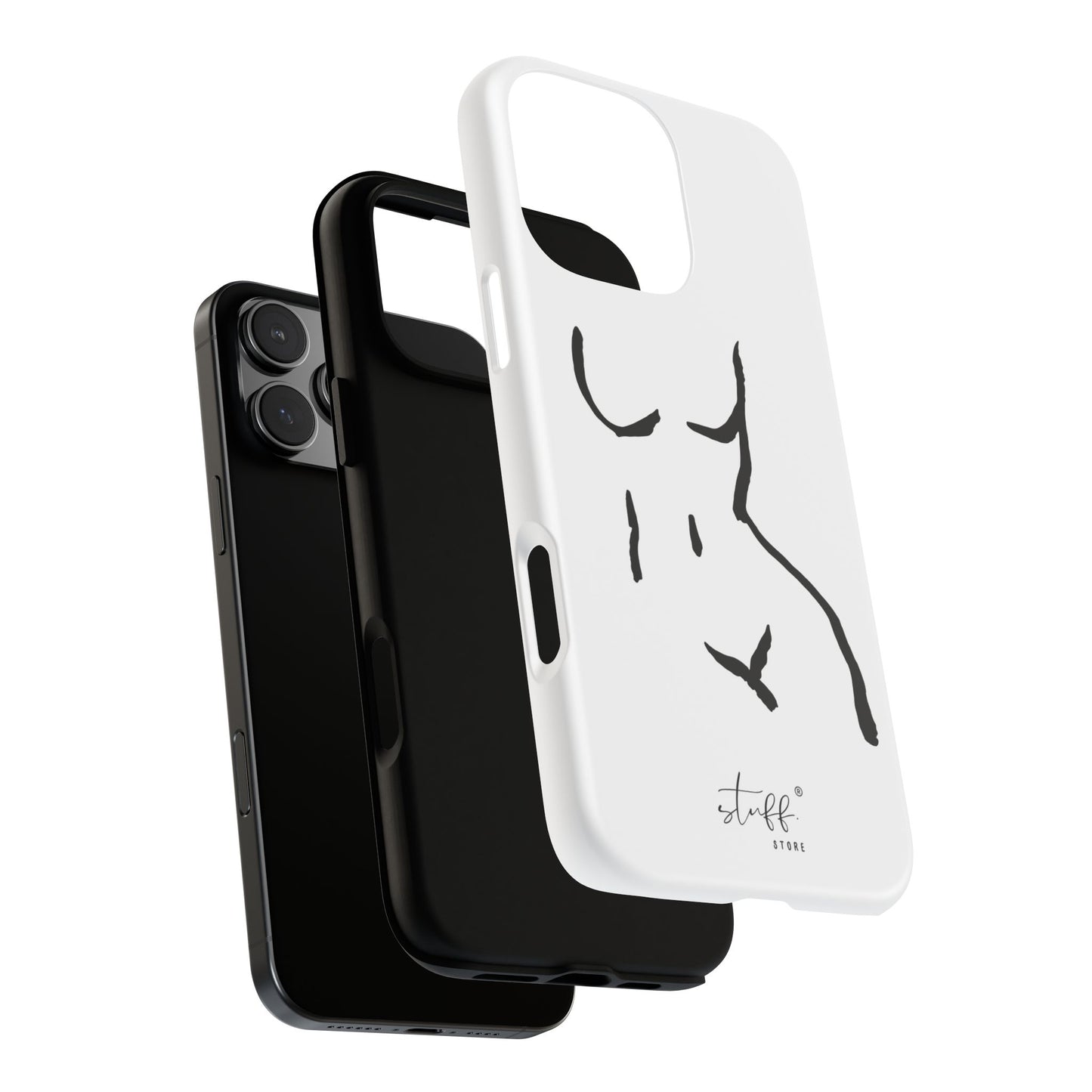 The Curve Case | Resistant double protection shell with Minimalist Design by Women