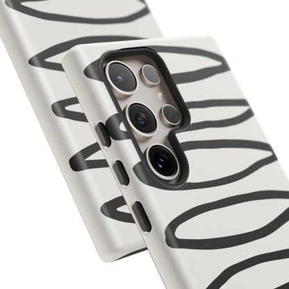 Loopy Case | Coque résistante double protection - Motif cercles abstraits