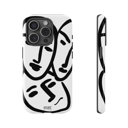 Les Trois Visages | Coque résistante double protection — inspiration Matisse