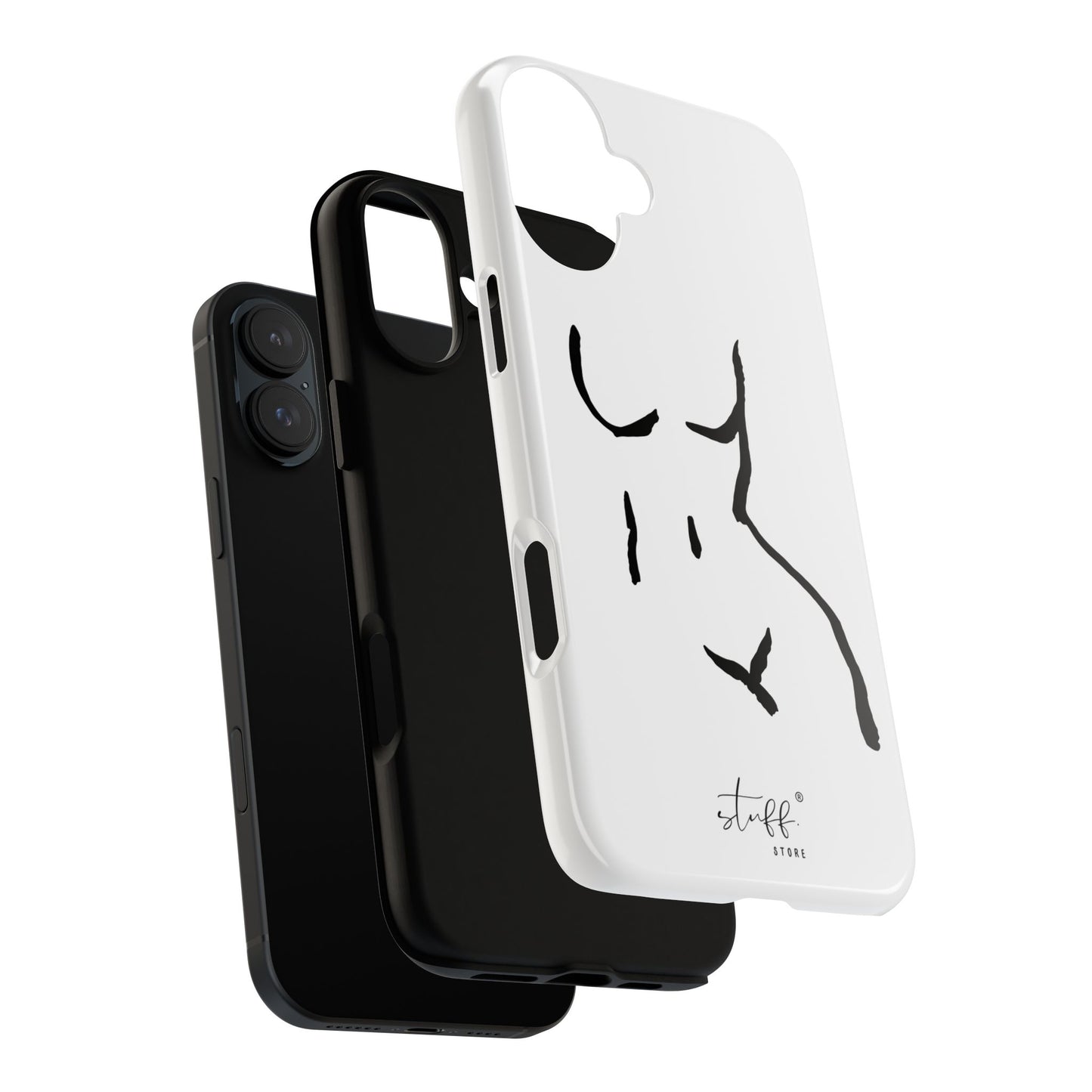The Curve Case | Resistant double protection shell with Minimalist Design by Women
