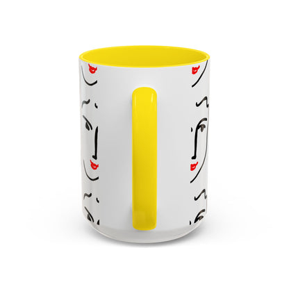 Nadia Cup | Mug bicolore inspiration Matisse – 330ml