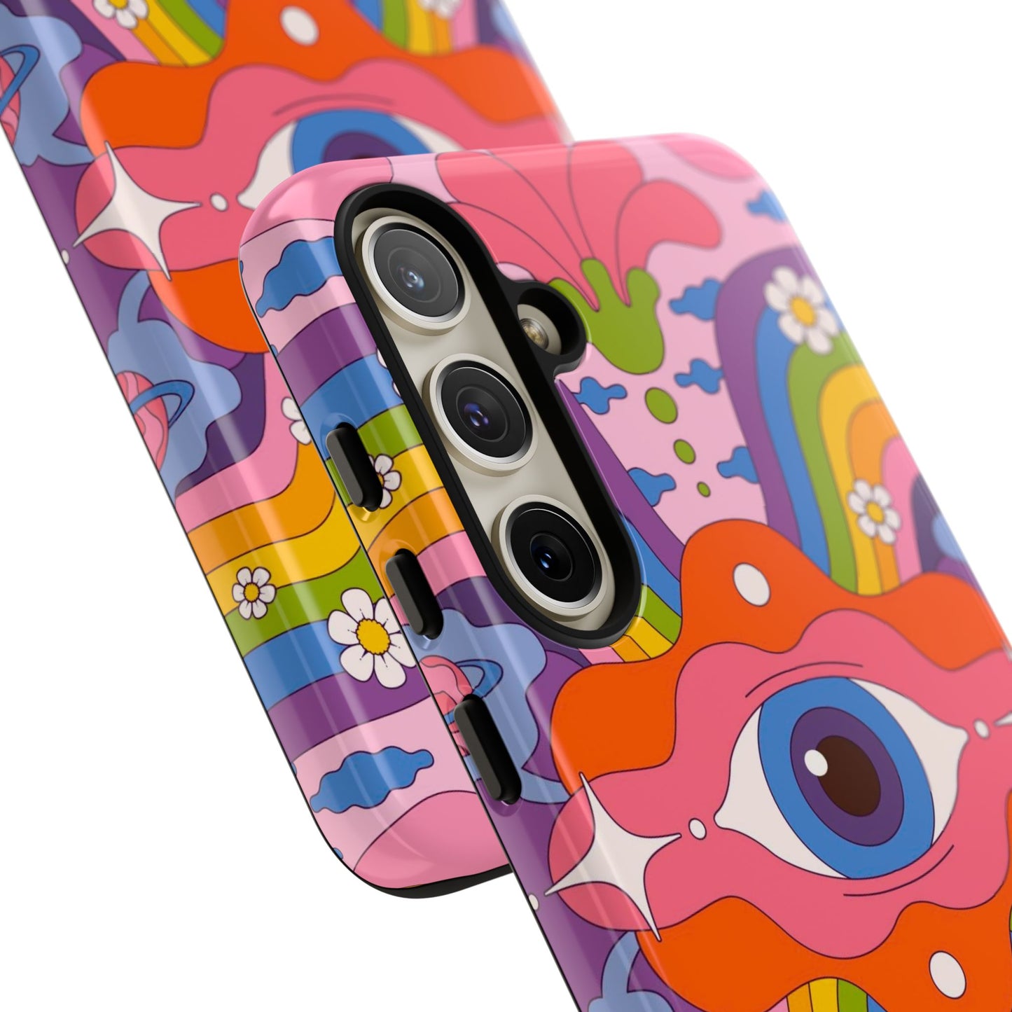 Psych Case | Coque résistante double protection avec Design Psychédélique coloré