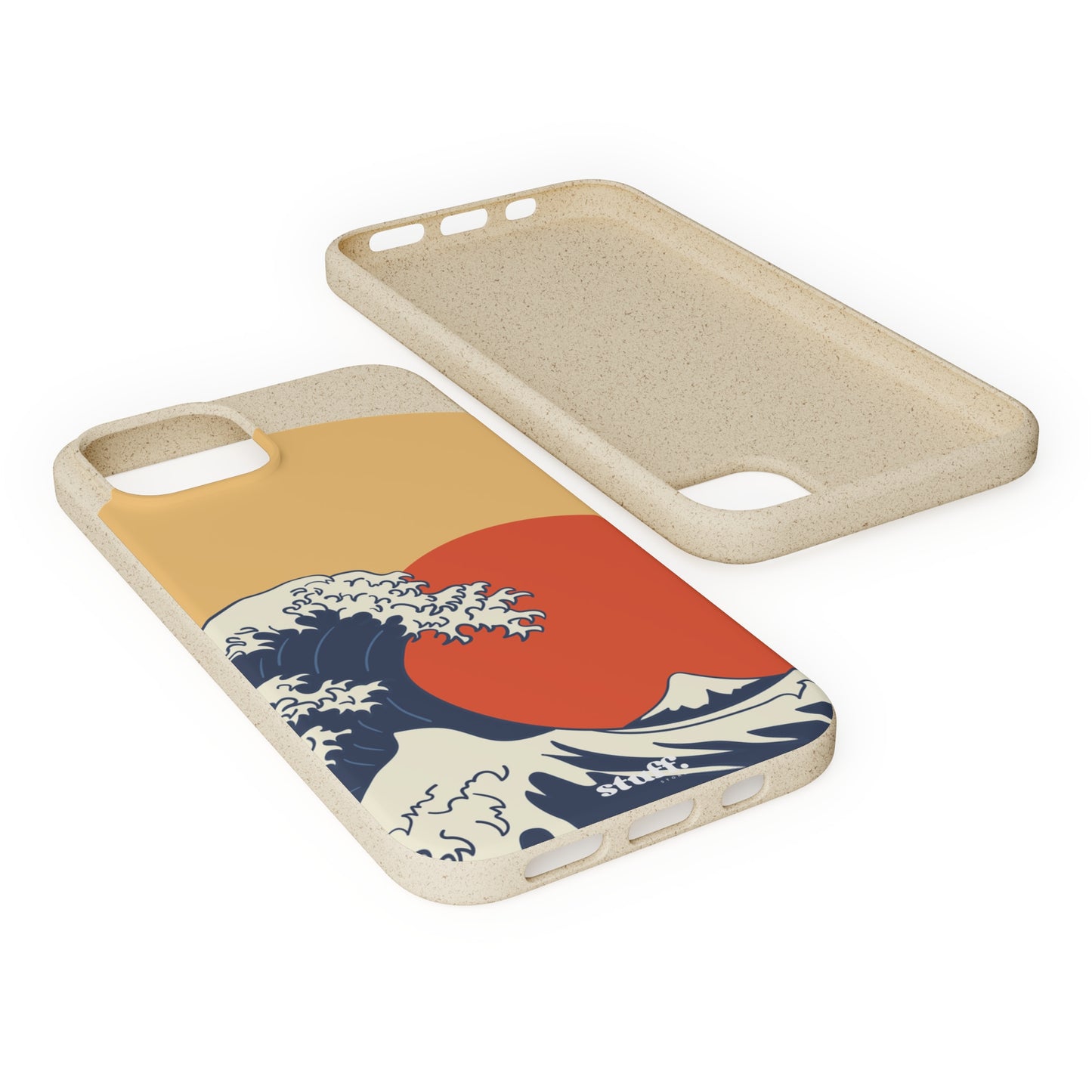 La Grande Vague | biodegradable shell in bamboo and bioplastic - inspired by Japanese art